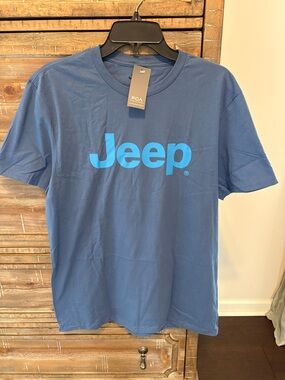 Jeep (NEW w/ Tag) Blue Short Sleeve Logo Tee